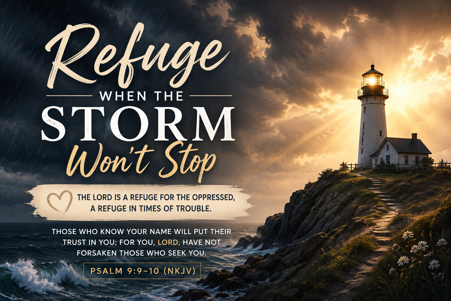 Refuge When the Storm Won't Stop