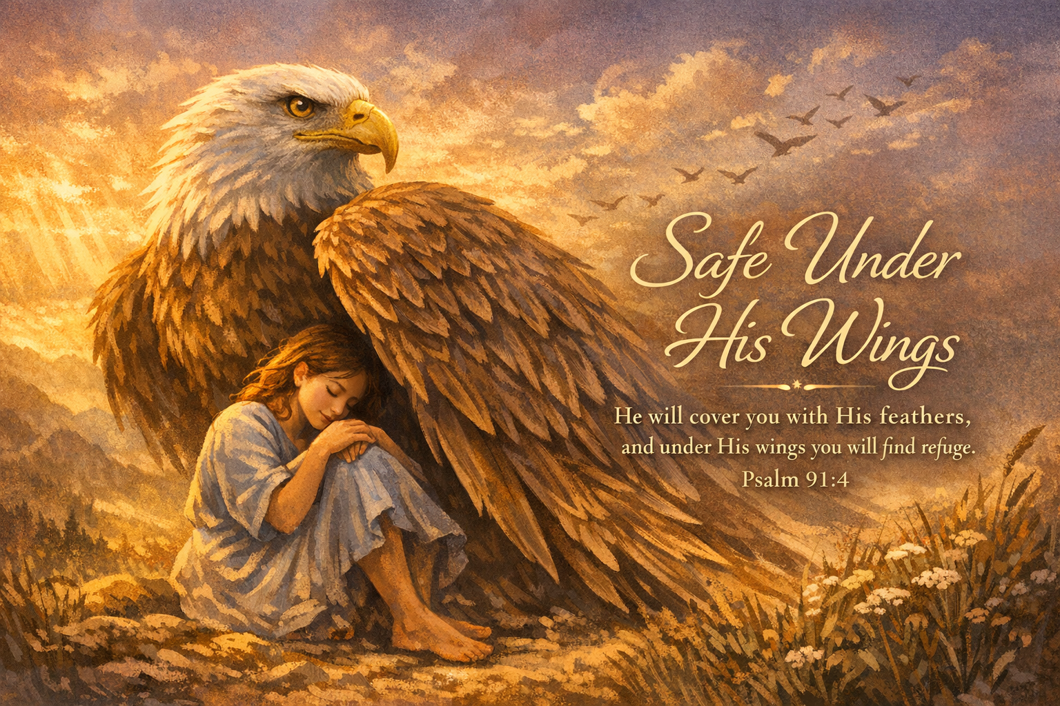 Safe Under His Wings