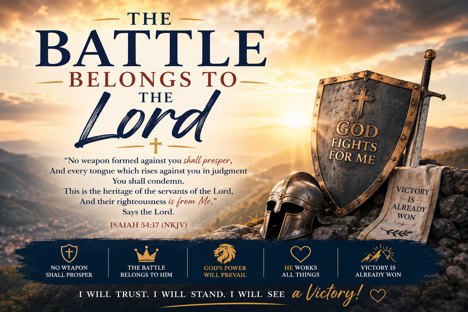 The Battle Belongs to the Lord